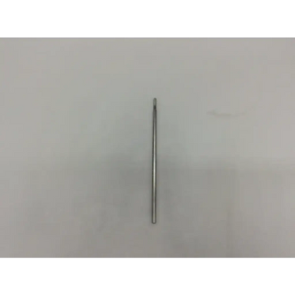 A slender metallic needle with a smooth reflective surface and tapered tip in arthrex ar-1927d corkscrew 5.5mm