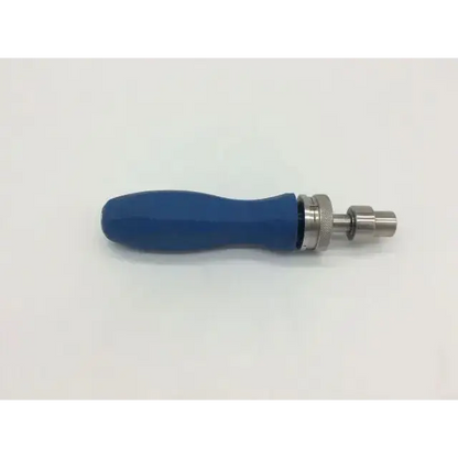 Arthrex ar-1999 screw driver handle with blue ergonomic handle and metallic threaded shaft for precision driving