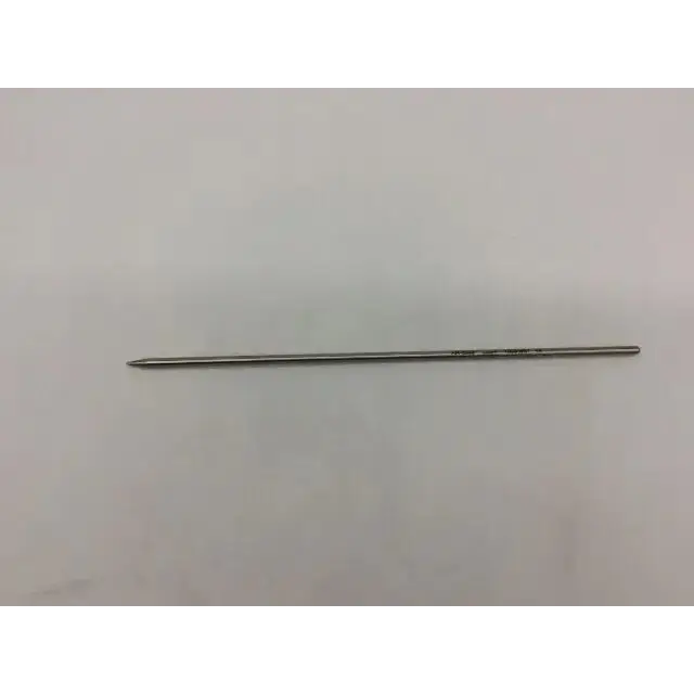 Silver-colored metal ballpoint pen refill with fine tip and engraved markings for arthrex orthopedic extra long switching stick