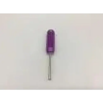 Arthrex AR-6549 reusable purple obturator with translucent plastic handle and metallic shaft for surgical medical use