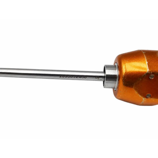 Arthrex AR-6563 orange-handle surgical instrument with metallic shaft designed as medical equipment