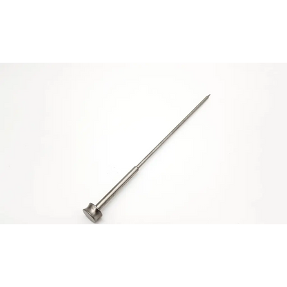 Silver-colored metal needle with rounded head and sharp point for arthrocare parafix da24-64 use