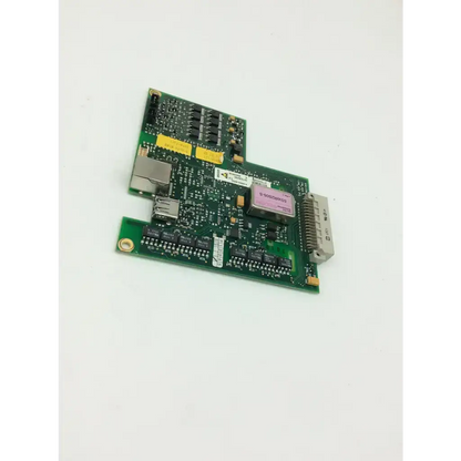 Ascom 4-0694-9500 converter board with green circuit board, black components, pink labeled chip, and silver usb ports