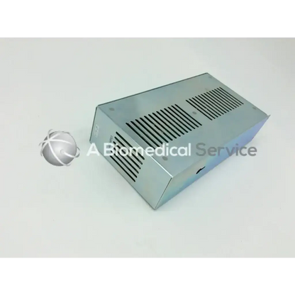 Silver metallic asp sterrad rev b distribution rectangular power supply with brushed finish and black ventilation slits