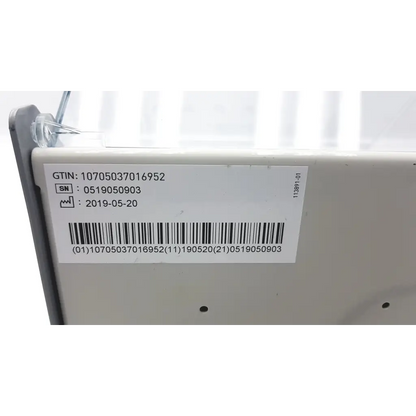 White plastic asp sterrad lab incubator box with barcode label and serial number for 100-120v use