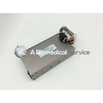 Silver metallic asp sterrad nx 40-53104-001 rev c power supply with spherical end and multi-colored wiring extension
