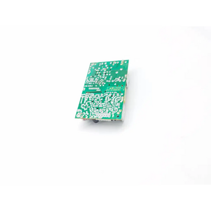 Green rectangular Astec 042-61008201 power supply board with silver soldered components and printed text