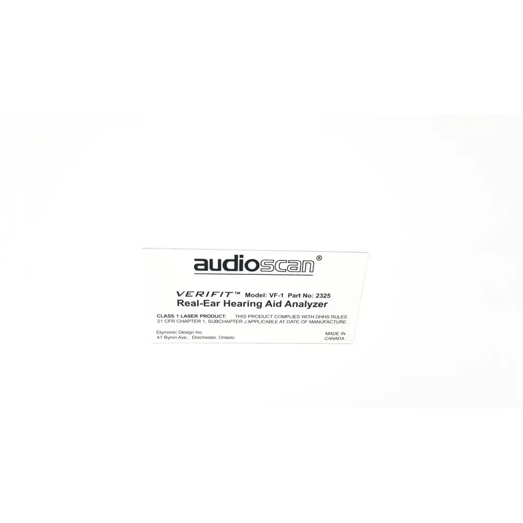 Load image into Gallery viewer, Audioscan Verifit Model VF-1 Real-Ear Hearing Aid Analyzer