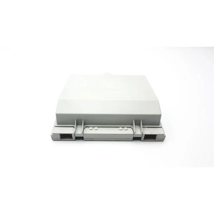 Gray plastic rectangular hard drive with mounting slots for audioscan verifit model vf-1 hearing aid analyzer