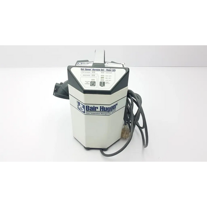 Augustine Medical bair 505 patient warming unit in white and gray with black power cord medical bair hugger device