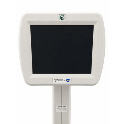 White eyecon handheld ophthalmic device with rectangular screen by avery weigh-tronix for visual counting medical equipment