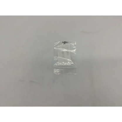 A clear plastic-wrapped metallic lockscrew ad5-320 121322sm with visible screws and components in package
