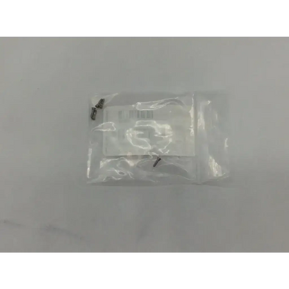 A clear plastic bag containing several small metallic lockscrew ad5-321 screws for secure fastening use