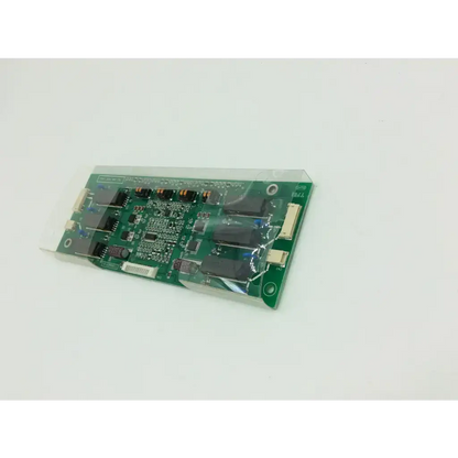 Green printed circuit board with black and silver components in clear plastic packaging for barco medical lcd monitor inverter mdrC-2120
