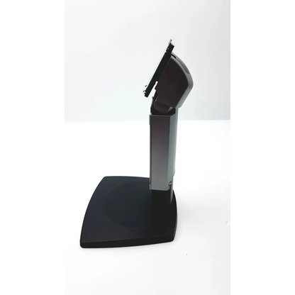 Black touchscreen pos terminal with adjustable stand coronis k9302030a barco single head single head stand design