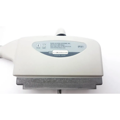 Beige bard 9770033 vascular ultrasound system linear 1 28 wb with gray base and manufacturer label visible