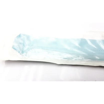 A light blue translucent plastic wrapped bardex all-silicone foley catheter glove for medical use