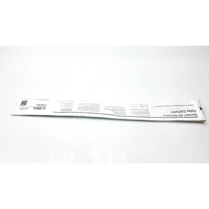 White bardex all-silicone foley catheter package with black text and qr code for bardex all-silicone foley catheter 165816