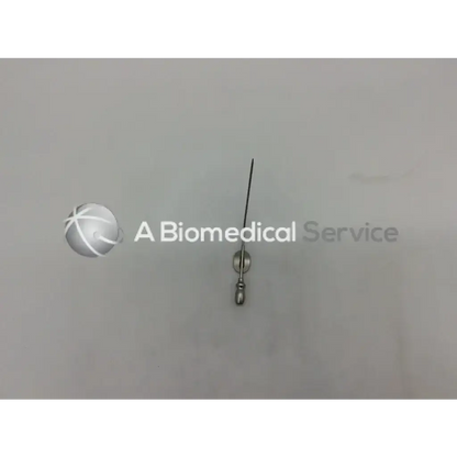 A sleek metallic bausch n1698 schuknecht suction tube 24 gauge with a polished silver finish and fine pointed tip