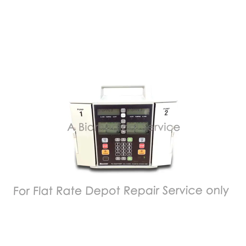 White becton dickinson infusion pump with dual compartments and digital display for baxter 6301 infusion pump repair service