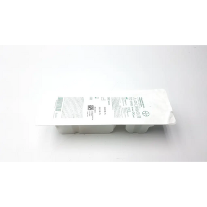 White plastic packaging for bayer disposable mri kit with check valve sqk 65vs for medical supply storage