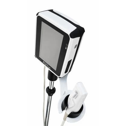 White and black biomed certified bard site-rite prevue+ vascular ultrasound system with touchscreen and stand