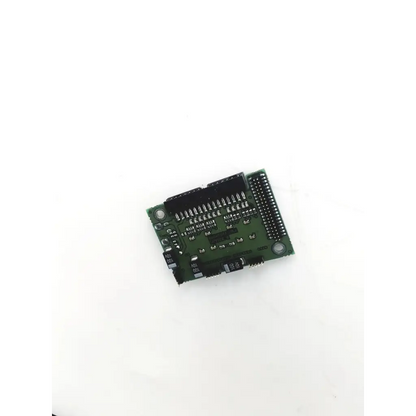 Green printed circuit board with black integrated circuits and silver connectors for beckhoff cp9922.0 ttl-tx components in operator panels bbcb3-106