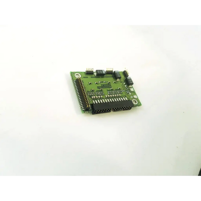 Green printed circuit board with black connectors and surface-mounted beckhoff cp9922 components for operating panels