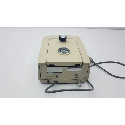Beige rectangular dental handpiece with black knob and labeled ports for beckman airfuge air-driven ultracentrifuge 340400