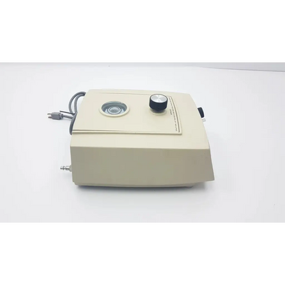 Beige rectangular dental handpiece with circular lens and black knob for beckman airfuge air-driven ultracentrifuge model 340400