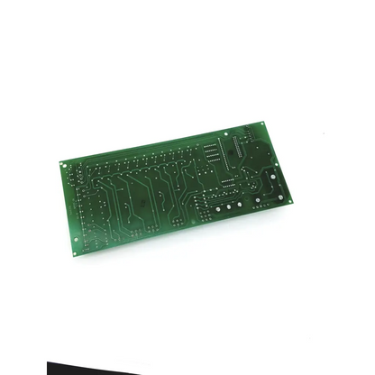 Beckman Coulter liquid scintillation counter relay board power supply with green pcb and intricate copper traces and smt components