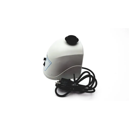 White plastic electric hand mixer with black power cord and knob for benchmark scientific bv1000 vortex mixer