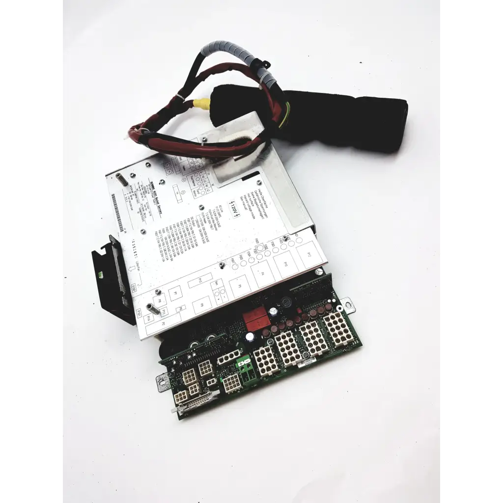 Silver benning 46393 bocholt power supply unit with black cable and red connector for spacelabs mpc860 cpu nibp assembly board