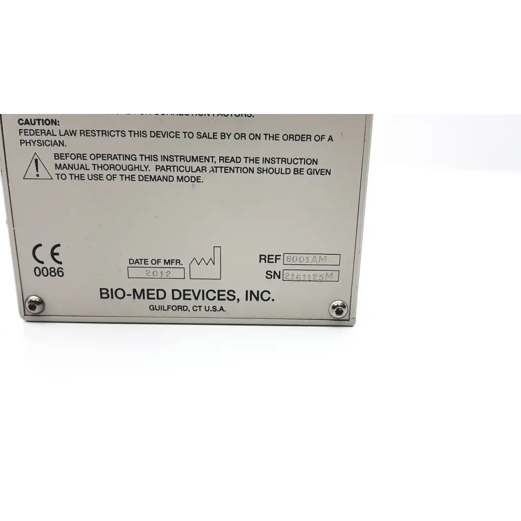 Load image into Gallery viewer, Bio-Med Devices BMD IC-2A Vent System - Medical parts