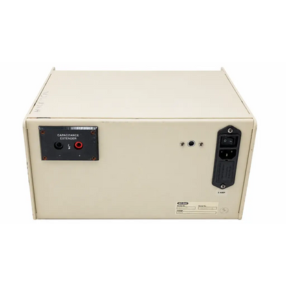 Beige metal bio-rad gene pulser main unit console with black control panel and capacitance extender biomed certified