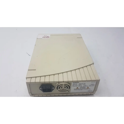 Beige plastic Bio-Rad powerpac 300 electrophoresis power supply with vented side panel and labeled specifications