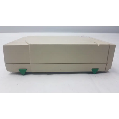 Beige plastic bio-rad powerpac 300 electrophoresis power supply with green triangular feet for electrophoresis power