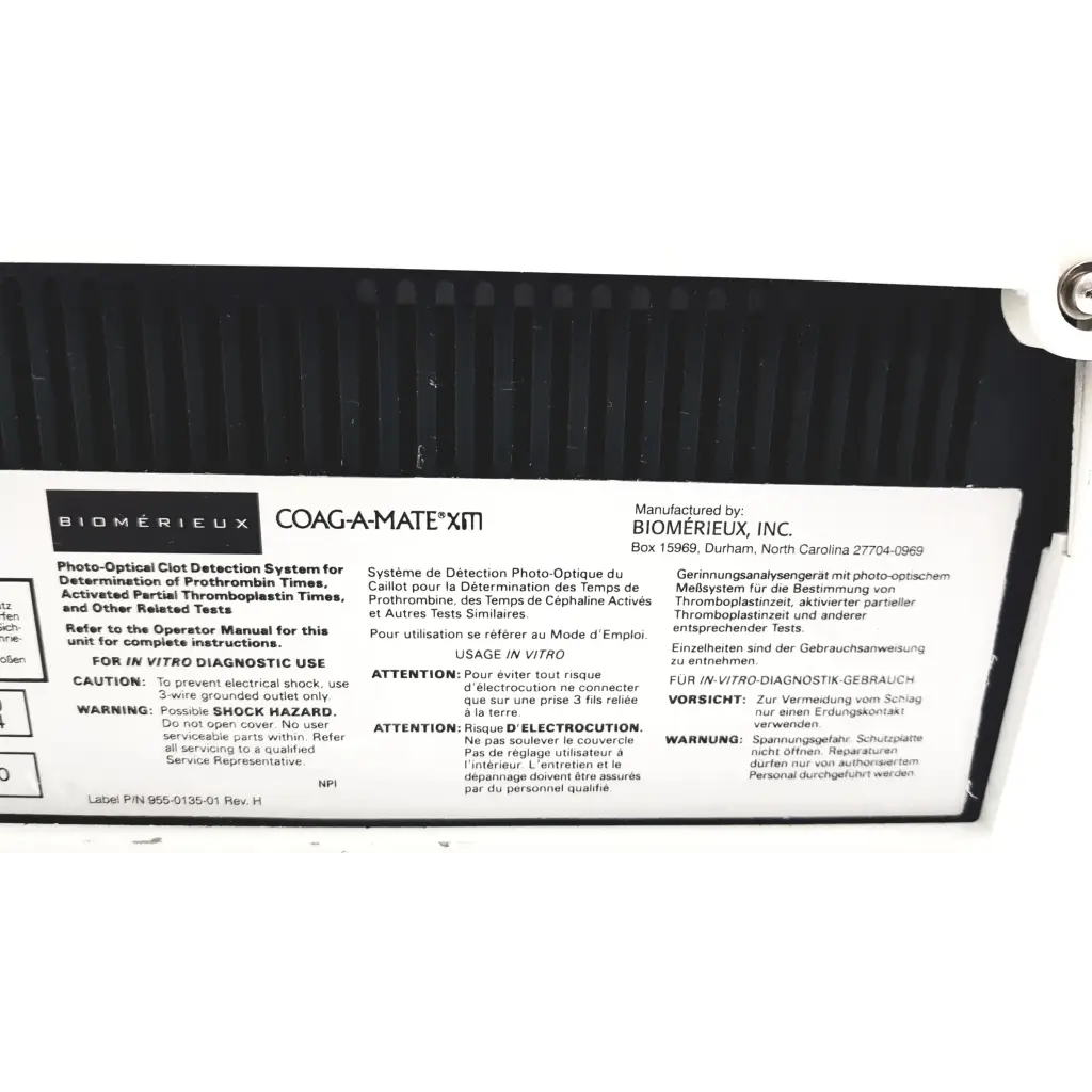 Load image into Gallery viewer, Biomerieux Coag-A-Mate Model: XM Coagulation Analyzer