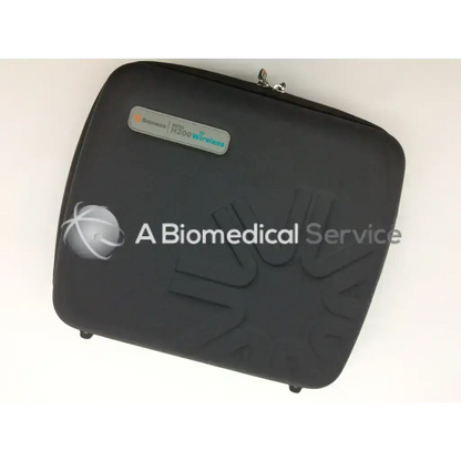 Black textured carrying case for bioness h200 wireless h2w-5500 device in large size for right side use