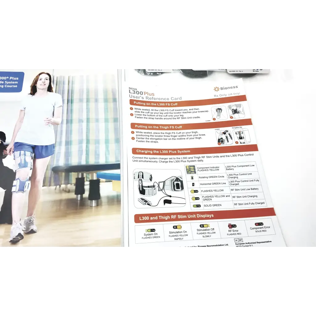 Load image into Gallery viewer, BioNess L300 Plus L3P-5D00 Thigh Cloth Electrodes - Medical