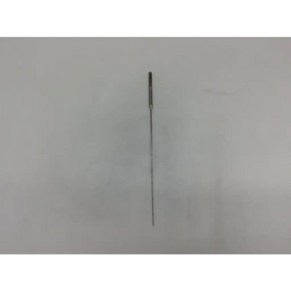 A slender metallic meniscus manual instrument from bionx implants with a threaded handle and fine pointed needle