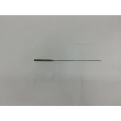 A slender metallic meniscus manual instrument with a smooth reflective surface and thicker handle by bionx implants