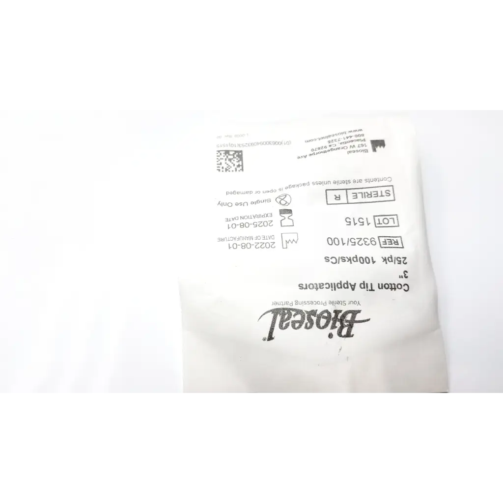 Load image into Gallery viewer, Bioseal 9325/100 Cotton Tip Applicators