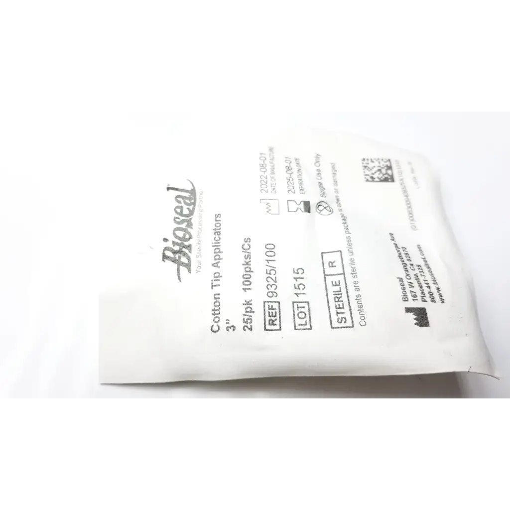 Load image into Gallery viewer, Bioseal 9325/100 Cotton Tip Applicators