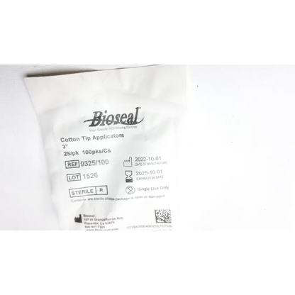 Bioseal Cotton Tip Applicators 9325/100 - Medical parts