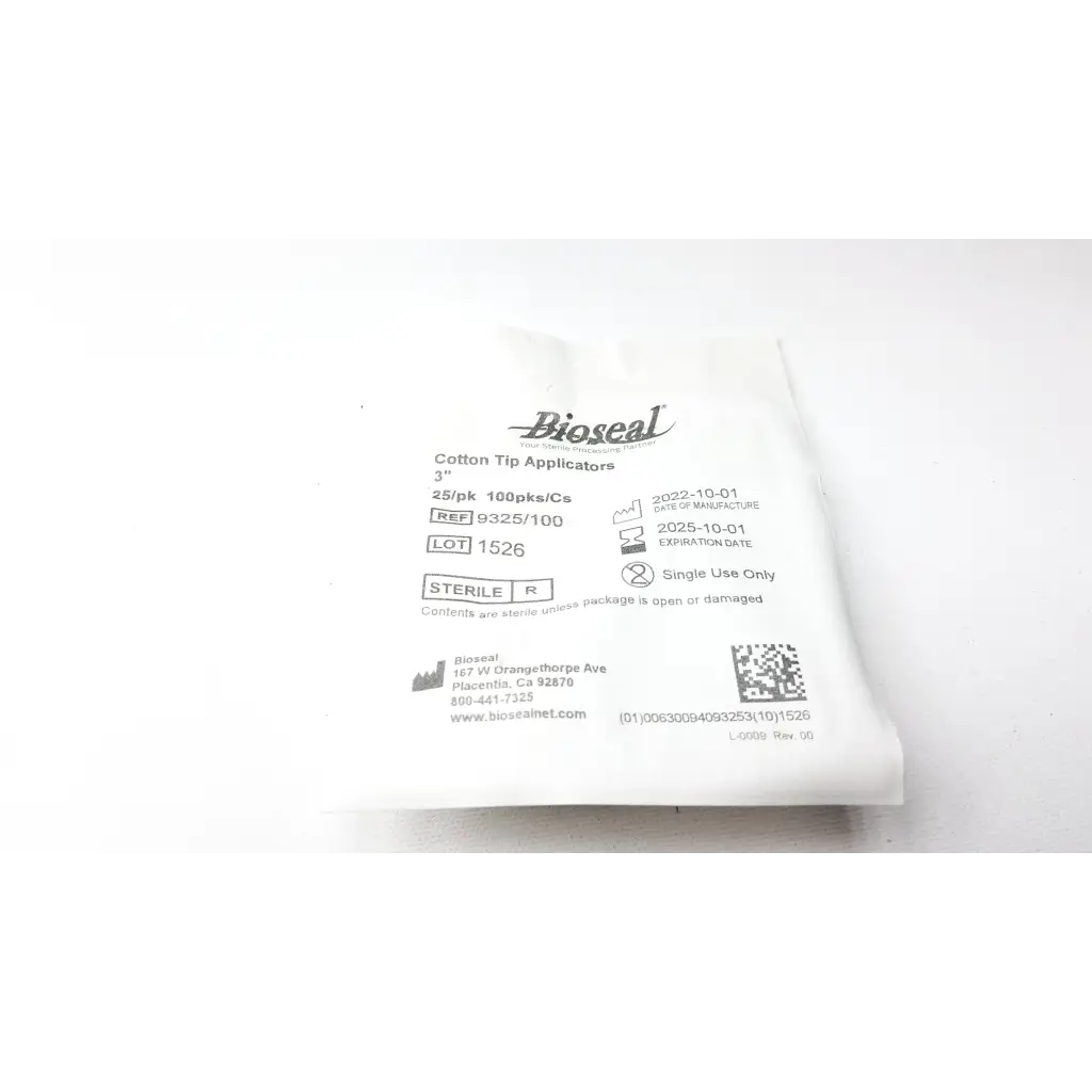 Load image into Gallery viewer, Bioseal Cotton Tip Applicators 9325/100 - Medical parts