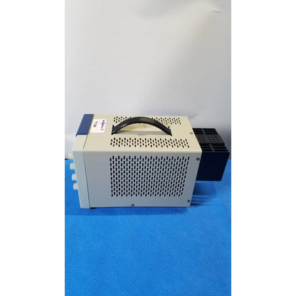 Beige and blue BK Precision 1735A 30V digital dc power supply with perforated metal casing and cooling fan module