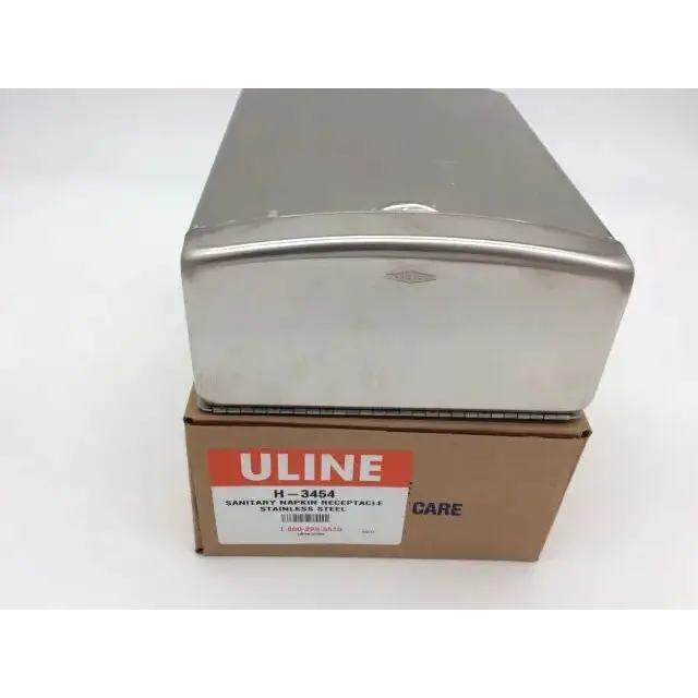 Load image into Gallery viewer, Bobrick H-3454 Uline Sanitary Napkin Receptacle Stainless
