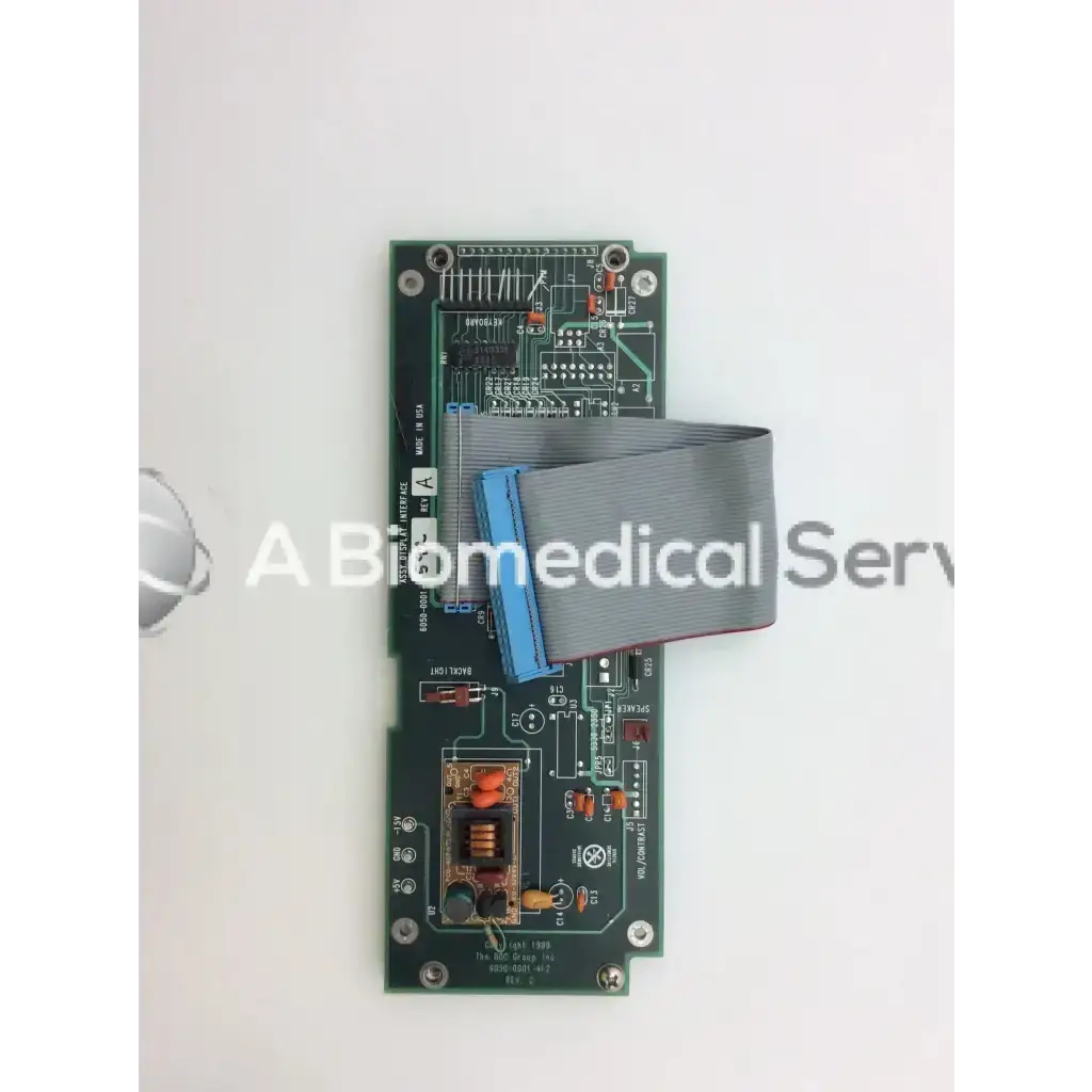 BOC 6050-0001-412 Rev C 6050-0001-592 A Display Interface