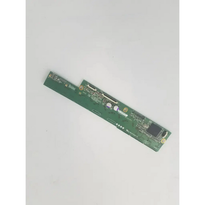 Green rectangular borco 35-d006356 main board with black integrated circuits and gold-colored connectors for electronics use